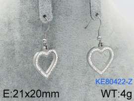 Stainless Steel Stone&Crystal Earring