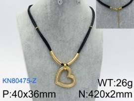Stainless Steel Stone Necklace
