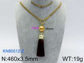 SS Gold-Plating Necklace