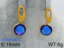 Stainless Steel Stone&Crystal Earring