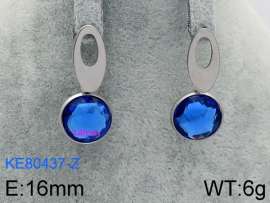 Stainless Steel Stone&Crystal Earring