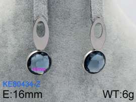 Stainless Steel Stone&Crystal Earring