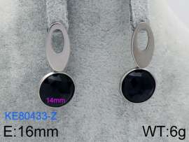 Stainless Steel Stone&Crystal Earring