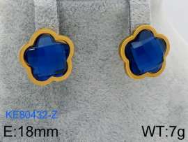 Stainless Steel Stone&Crystal Earring