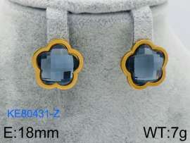Stainless Steel Stone&Crystal Earring