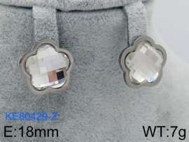 Stainless Steel Stone&Crystal Earring