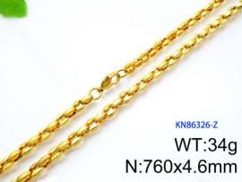 SS Gold-Plating Necklace