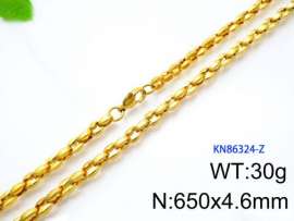 SS Gold-Plating Necklace
