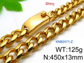 SS Gold-Plating Necklace