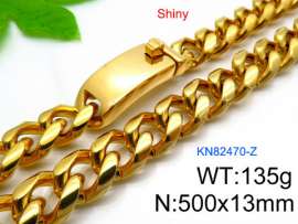 SS Gold-Plating Necklace
