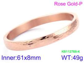 Stainless Steel Rose Gold-plating Bangle