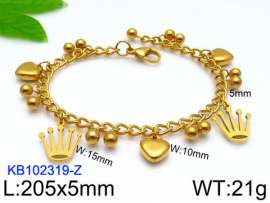 Stainless Steel Gold-plating Bracelet