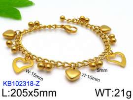 Stainless Steel Gold-plating Bracelet