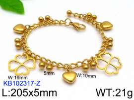 Stainless Steel Gold-plating Bracelet