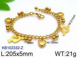 Stainless Steel Gold-plating Bracelet