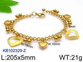 Stainless Steel Gold-plating Bracelet