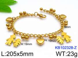 Stainless Steel Gold-plating Bracelet