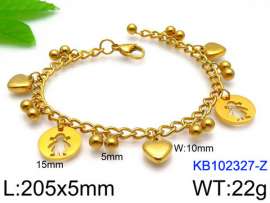 Stainless Steel Gold-plating Bracelet
