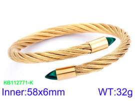 Stainless Steel Wire Bangle