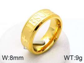 Stainless Steel Gold-plating Ring