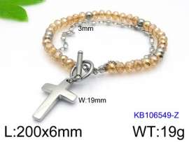 Stainless Steel Crystal Bracelet