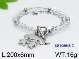 Stainless Steel Crystal Bracelet