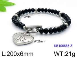 Stainless Steel Crystal Bracelet