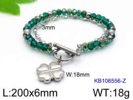 Stainless Steel Crystal Bracelet