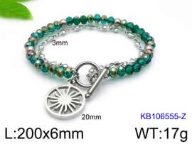 Stainless Steel Crystal Bracelet