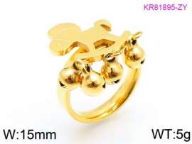 Stainless Steel Gold-plating Ring