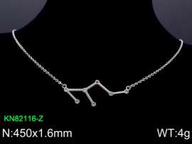 Stainless Steel Stone Necklace