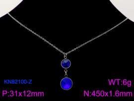 Stainless Steel Stone Necklace