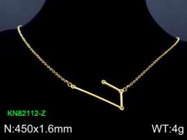 Stainless Steel Stone Necklace