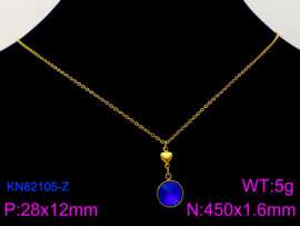 Stainless Steel Stone Necklace