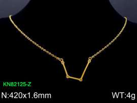 Stainless Steel Stone Necklace
