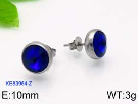 Stainless Steel Stone&Crystal Earring
