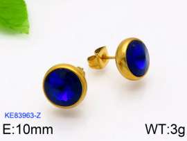 Stainless Steel Stone&Crystal Earring