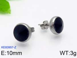 Stainless Steel Stone&Crystal Earring
