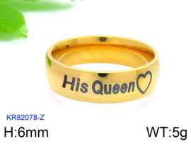 Stainless Steel Gold-plating Ring