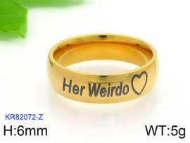 Stainless Steel Gold-plating Ring