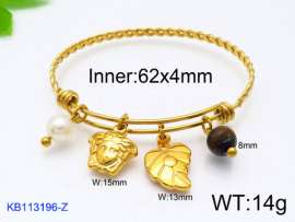 Stainless Steel Gold-plating Bangle
