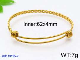 Stainless Steel Gold-plating Bangle