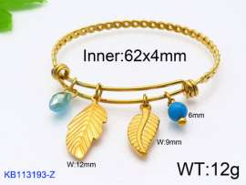 Stainless Steel Gold-plating Bangle