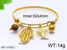 Stainless Steel Gold-plating Bangle