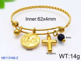 Stainless Steel Gold-plating Bangle