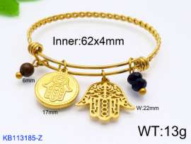 Stainless Steel Gold-plating Bangle