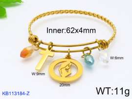 Stainless Steel Gold-plating Bangle