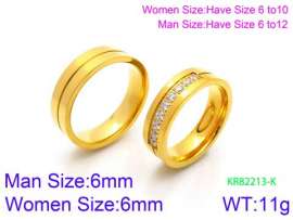 Stainless Steel Lover Ring