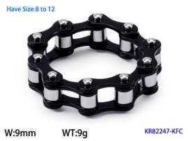 Stainless Steel Black-plating Ring