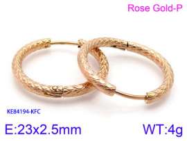 SS Rose Gold-Plating Earring